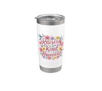 Raising Kind Humans Gobelet isotherme en acier inoxydable double paroi