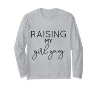 Raising My Girl Gang Mom of Girls Fête des Mères Manche Longue