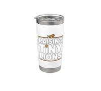 Raising Tiny Lions Gobelet isotherme en acier inoxydable double paroi