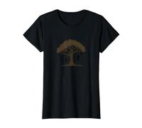 Raising Wild Things: Silhouette d'arbre ludique pour Enfants T-Shirt, Femme, Noir, 3XL