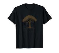 Raising Wild Things: Silhouette d'arbre ludique pour Enfants T-Shirt, Homme, Noir, 3XL