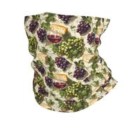 Raisins Et Fromage Femme Homme Cache Cou Douce Tour De Cou Coupe-Vent Bandana pour Sport Moto Hiver Pêche
