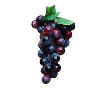 Raisins miniatures réalistes pour décoration intérieure pour cuisines, salons et mariages (E)