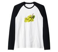 Raisins verts - Fruits réalistes Manche Raglan