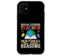 Raisons de l'équipe d'études sociales Professeur d'études sociales Coque pour iPhone 11