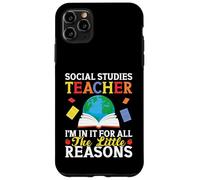 Raisons de l'équipe d'études sociales Professeur d'études sociales Coque pour iPhone 11 Pro Max