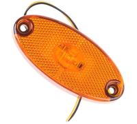 RaitWahl Feu de Position Latéral LED 12V Ambre pour Remorque, Camion, Camping-Car, Utilitaire,Feu de Gabarit à LED avec Bornes à Fourche, Haute Visibilité Nuit, Étanche, Résistant, Facile à Installer
