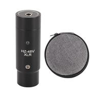Raiveug Phantom Power Microphone XLR Adaptateur 48V Connecteur mâle Sound équilibré pour Les Casques Instruments Silver