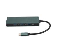 Raiveug Type C Hub 7 dans 1 HD Interface multimédia USB3.0 PD Station d'accueil avec Lecteur de Carte Alliage en Aluminium pour Android OS x Harmony OS