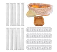 Raixihu Toile de Fermentation pour 50 Tapis Cuisson Antiadhésifs Élastiques | Housses de fermentation pour Pour Boulangerie Maison Débutants : Lever, Cuisson, Conservation, Mélange, Fermentation,