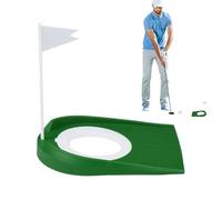 Raixihu Trou de Putting d'intérieur - Accessoire dentraînement à la précision Pliable,Équipement d'entraînement avec coupelle de Putter - pour Usage Extérieur Intérieur Jardin Bureau