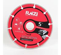 Raizi Disque de coupe diamant professionnel pour acier et fonte d'aluminium 125 mm