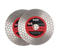 Raizi Lame de scie diamantée hexagonale 125 mm pour couper et poncer le granit, le marbre, la céramique, les carreaux de porcelaine