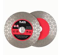 Raizi Lame de scie diamantée triangulaire 125 mm pour couper et meuler le granit, le marbre, la céramique, les carreaux de porcelaine