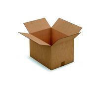 RAJA Caisse américaine carton double cannelure - L.40 x l.30 x H.27 cm - Kraft brun - Lot de 15