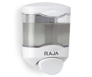 RAJA Distributeur manuel Crystal de gel hydroalcoolique et savon - 450ml
