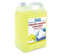 RAJA Liquide vaisselle concentré Parfum citron - Bidon de 5 L