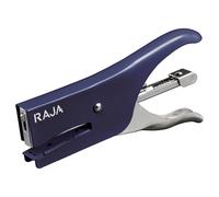 RAJA Pince Agrafeuse Métal - Agrafes N°25 - Capacité 10 feuilles - Bleu