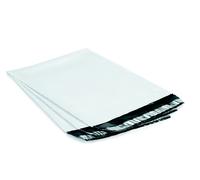 RAJA Pochette plastique d'expédition opaque 220 x 320 mm 80 microns - fermeture adhésive - Lot de 100