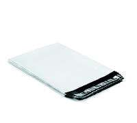 RAJA Pochette plastique d'expédition opaque 330 x 400 mm 80 microns - fermeture adhésive - Lot de 100
