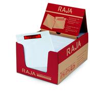 RAJA Pochette porte-documents Eco adhésive - Documents ci-inclus- l.int.225 x H.165 cm - Pour format A4 plié en 2 - Lot de 1000