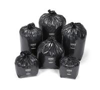 RAJA Sac poubelle 160L - Noir - Lot de 100