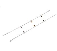 Rajasthan Gems Bracelet de cheville en argent sterling 925 pour femmes indiennes faites à la main A612, argent sterling