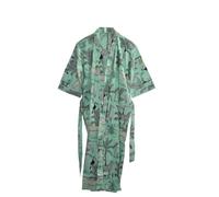 RAJBHOOMI HANDICRAFTS Kimonos longs doux et légers et soyeux pour femmes, kimono de luxe japonais à imprimé floral pour femme, Multi32., 10X-Large