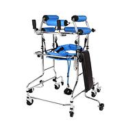 RajoNN Cadre debout avec sièges pour personnes âgées - Déambulateurs standard et cadres de marche - Prévention du retournement - Déambulateur auxiliaire pour personnes handicapées - Bleu, A (bleu A