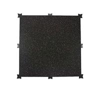 RajoNN Carreaux de sol en caoutchouc emboîtables absorbant le bruit, exercice de protection, revêtement de sol de gymnastique, équipement d'entraînement tapis de sol pour la maison, la salle de sport