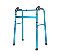 RajoNN Déambulateurs pour personnes âgées Déambulateur pour monter et descendre les escaliers Cadre pliable pour personnes âgées avec repose-pieds pivotant à 360° Accoudoir réglable en hauteur pour