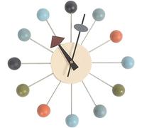 RajoNN Décoration murale en métal pour la maison, design Nelson, horloge murale polychrome en forme de boules de caramel, décoration moderne de la maison pour mur de fond, FK923 (Color :