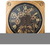 RajoNN Décoration murale en métal pour la maison, horloge murale avec certification de sécurité, horloges à quartz avec piles pour salon, cuisine, salle à manger, bureau, décoration de la maison, avec
