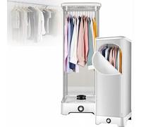 RajoNN Défroisseur à Vapeur Automatique 900 W, défroisseur à Vapeur Pliable et Suspendu, Machine de séchage à Vapeur avec télécommande, pour vêtements et Tissus, élimine Rapidement Les Plis