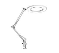 RajoNN Lampe de Bureau Lampe de Table à Bras oscillant à LED avec Gradation à Clip, Lampe à Projet conçue par Un architecte à 3 températures de Couleur