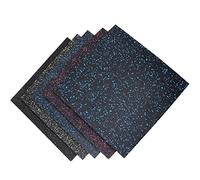 RajoNN Lot de 4 tapis de sol en caoutchouc antidérapants résistants pour salle de sport, garage, patio