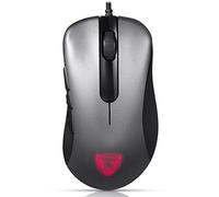 RajoNN Mice Souris de Jeu Filaire USB, 6 200 DPI, Optique RVB, Souris de Jeu Esport, pour PC de Bureau, Ordinateur Portable (Couleur : Argent)
