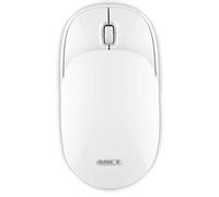 RajoNN Mice Souris sans Fil Fine 2,4 G avec récepteur, Moins de Bruit, Souris Optique Mobile Portable coulissante pour Ordinateur Portable, PC, Ordinateur Portable, Ordinateur (Couleur : Blanc)