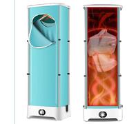 RajoNN Sèche-Linge sur Pied pour l'intérieur, Mini séchoir Pliable 110-220 V/900 W avec minuterie de 180 Minutes, Grande capacité de 300 L, capacité de Charge de 10 kg, sèche-Linge