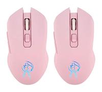 RajoNN Souris sans Fil, Souris de Jeu Rechargeable 2,4 GHz avec récepteur USB, Souris Optique PC rétroéclairée 7 Couleurs, Boutons Silencieux, pour Ordinateur de Bureau, Ordinateur Portable,