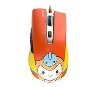 RajoNN Souris Souris de Jeu USB Filaire, 16 000 DPI, Souris Double Mode Jeu/Bureau, pour Accessoire PC de Bureau pour Ordinateur Portable (Couleur : Orange)