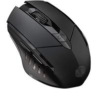 RajoNN Souris Souris sans Fil, Souris Mécaniques de Jeu Rechargeables avec Récepteur USB, pour Ordinateur Portable, PC, Ordinateur Portable, Ordinateur (Couleur : Noir)
