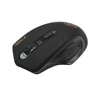 RajoNN Souris Souris sans Fil, Souris PC Silencieuse Multi-périphérique USB 2,4 GHz, Souris Portable Ergonomique 1600 DPI, pour Ordinateur Portable Windows (Couleur : Noir)