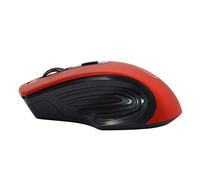 RajoNN Souris Souris sans Fil, Souris PC Silencieuse Multi-périphérique USB 2,4 GHz, Souris Portable Ergonomique 1600 DPI, pour Ordinateur Portable Windows (Couleur : Rouge)