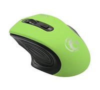 RajoNN Souris Souris sans Fil, Souris PC Silencieuse Multi-périphérique USB 2,4 GHz, Souris Portable Ergonomique 1600 DPI, pour Ordinateur Portable Windows (Couleur : Vert)