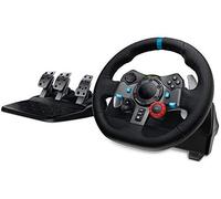 RajoNN Volant de course, volant de jeu, volant de course Driving Force et pédales (PS4/PS3 et PC)