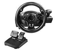 RajoNN Volant de Jeu pour PC, Volant de Course à Double Moteur, Volant à Rotation de 270 degrés pour PS3/PS4/XBOX One/Xbox 360/NS Switch/PC/Android, avec pédales, Levier de Vitesse