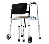 RajoNN Walkers pour personnes âgées RS Aide à la rééducation postopératoire pour personnes âgées, 2,3 kg léger et facile à transporter, tuyau d'acier en alliage d'aluminium, roulement de 180 kg