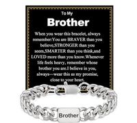 Rajputana Bracelet en argent pour homme et garçon, bracelet cubain de 9 mm pour homme, adolescent, garçon, cadeau pour mon fils/papa/grand-père/petit-fils/mari/frère, cadeau de fête des pères