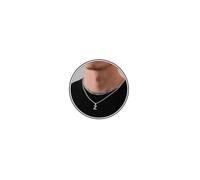 Rajputana Layered Initial A-Z Chaîne avec Des Lettres, Collier pour Garçons, Collier de Lettres En Acier Inoxydable 18+20 Figaro Chaîne de Bijoux De Corde Cadeaux pour Ami Hommes Femmes